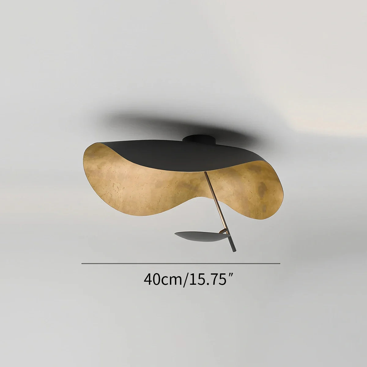 Feyran Sculptural Waveform Ceiling Light for Living Room
