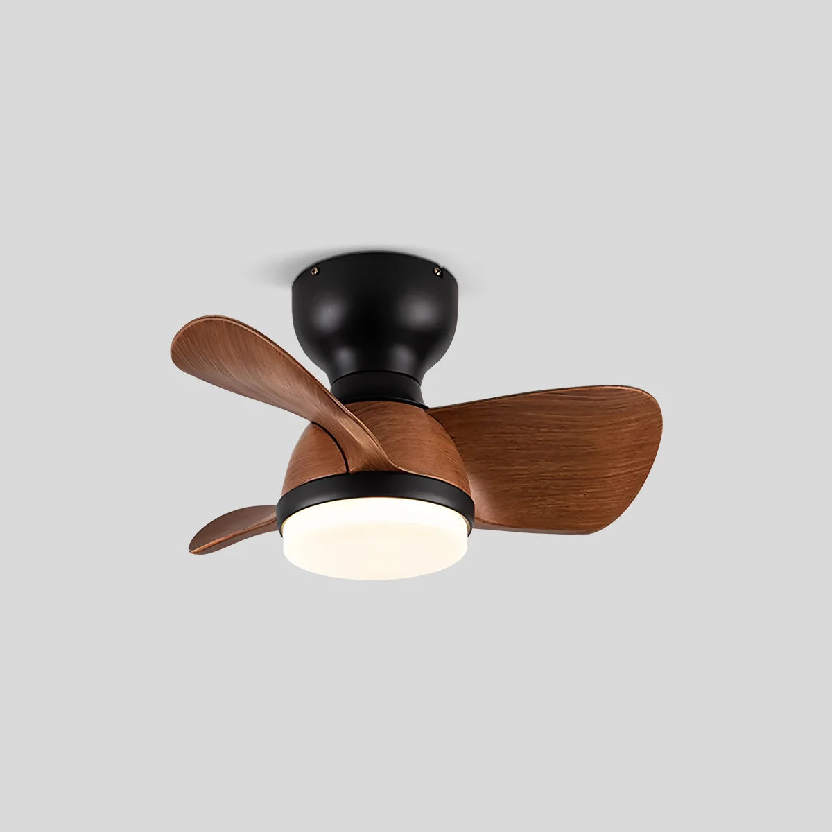 Feyran Small Flush Mount Ceiling Fan with Light