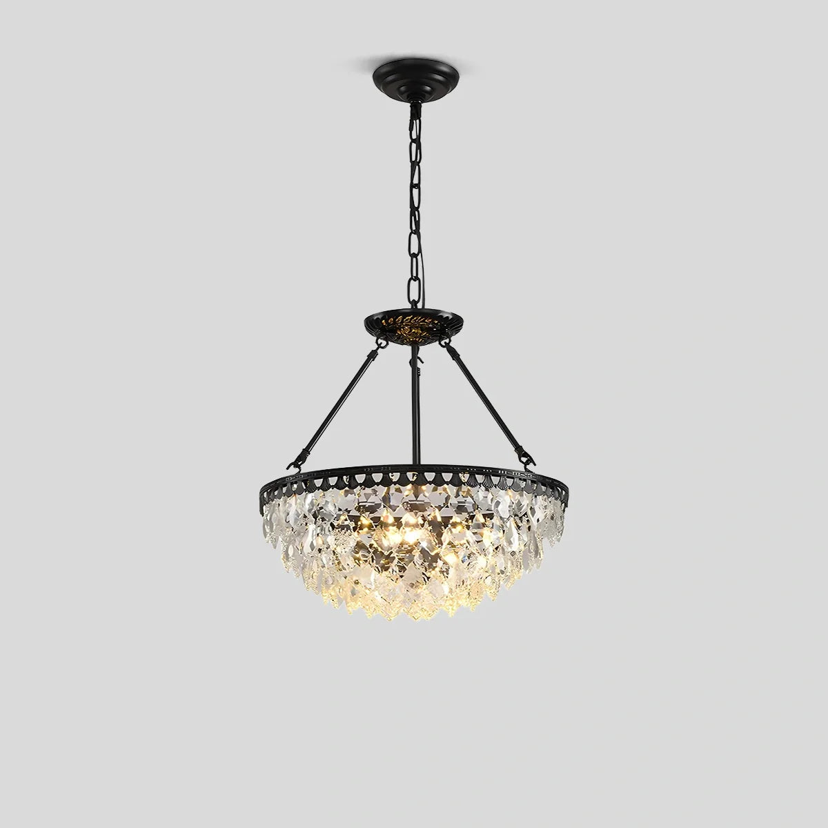 Feyran Crown Crystal Led Chandelier