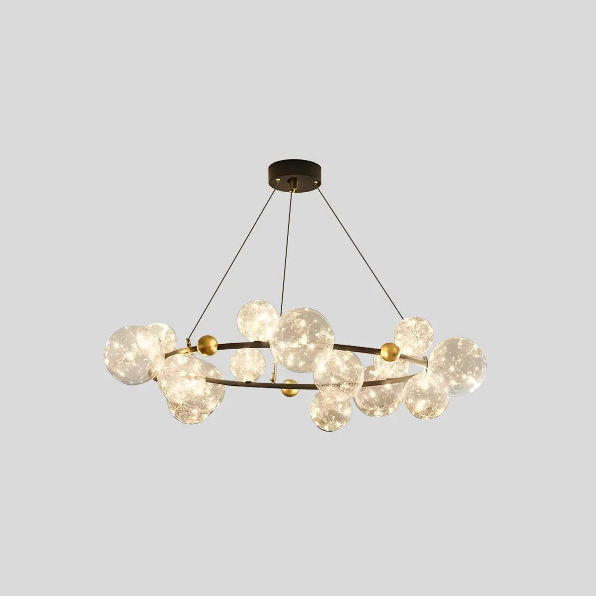 Feyran Robina Bubble Glass Chandelier for Living Room
