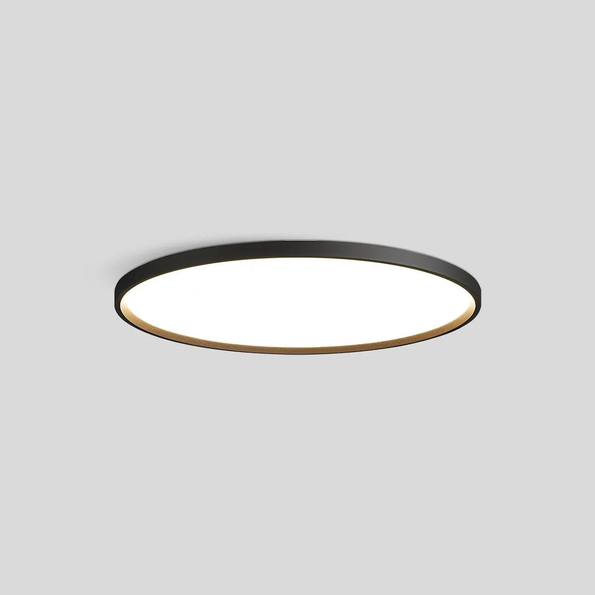 Feyran Flat Round Flush Mount Ceiling Light for Bedroom