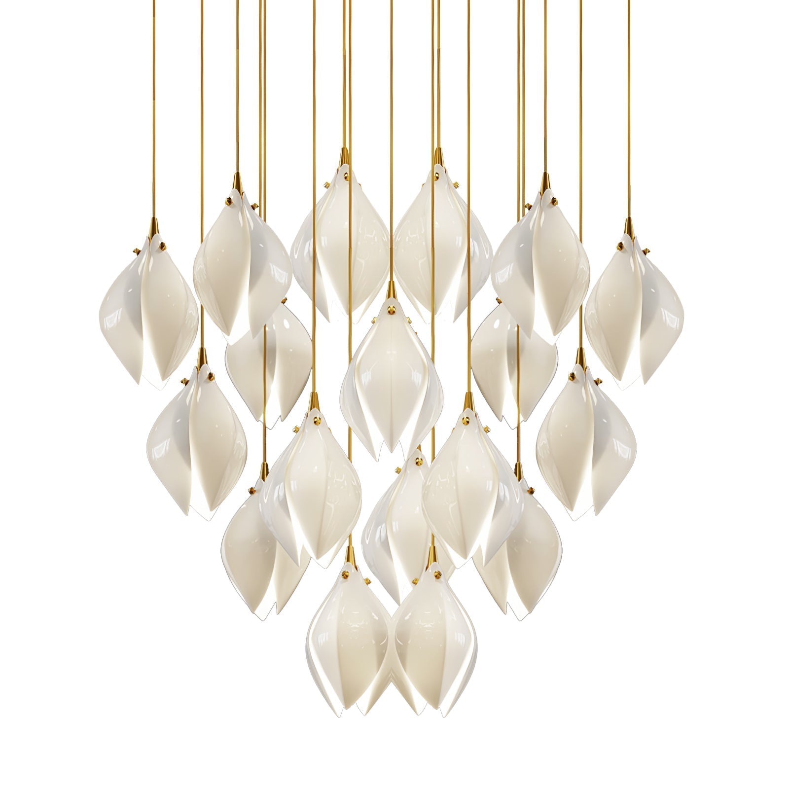 Galaxy Celeste Flora Crystal Spiral Chandelier