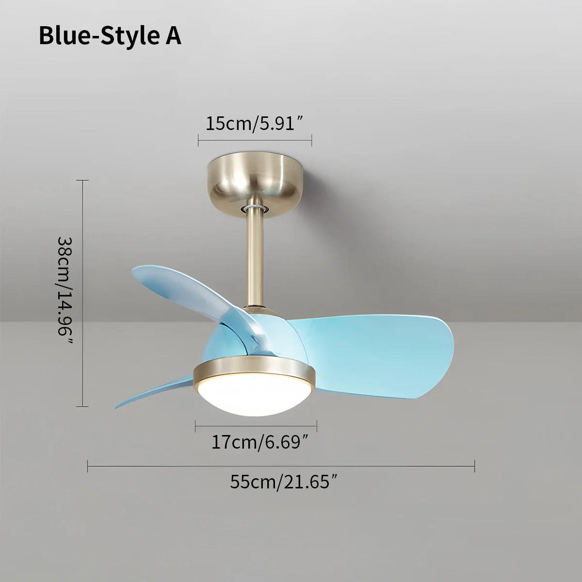 Feyran Simple Ceiling Fan Light for Children's Room