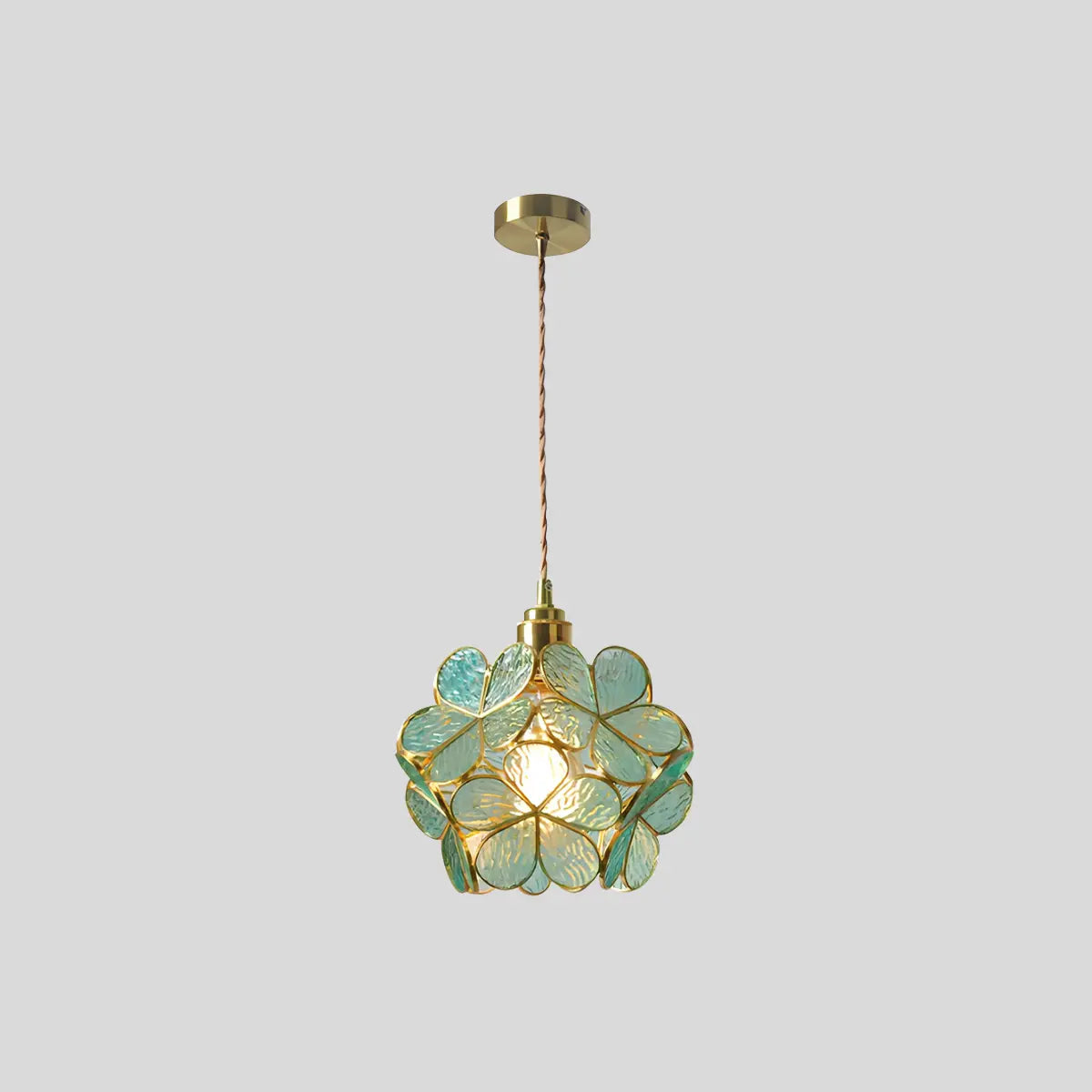 Feyran Cherry Blossom Stained Glass Pendant Light
