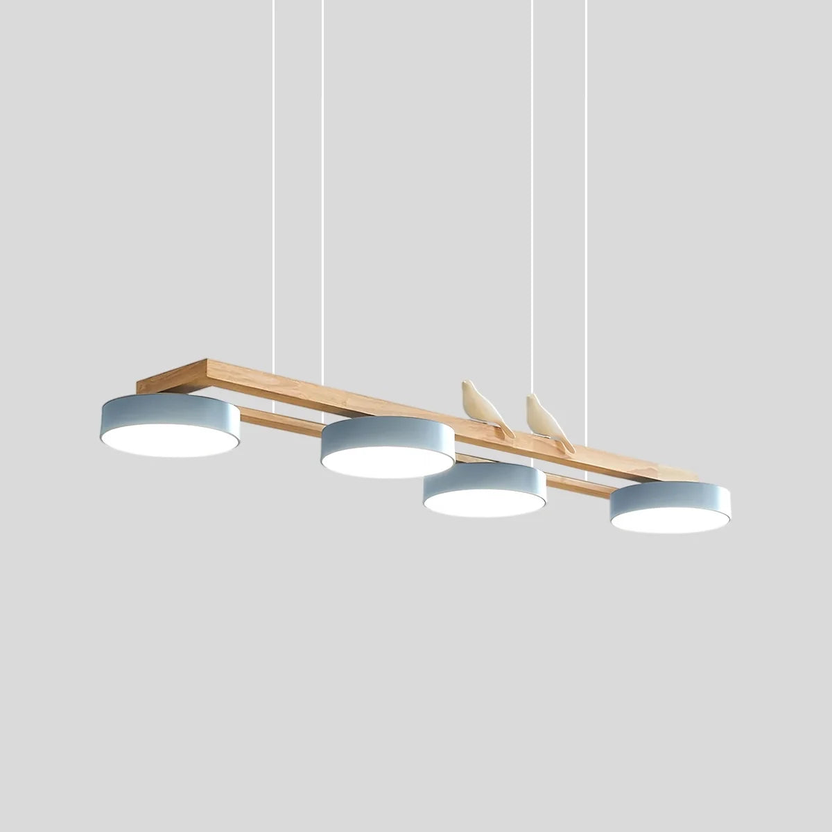 Feyran Sienna Bird Long Chandelier for Dining Room