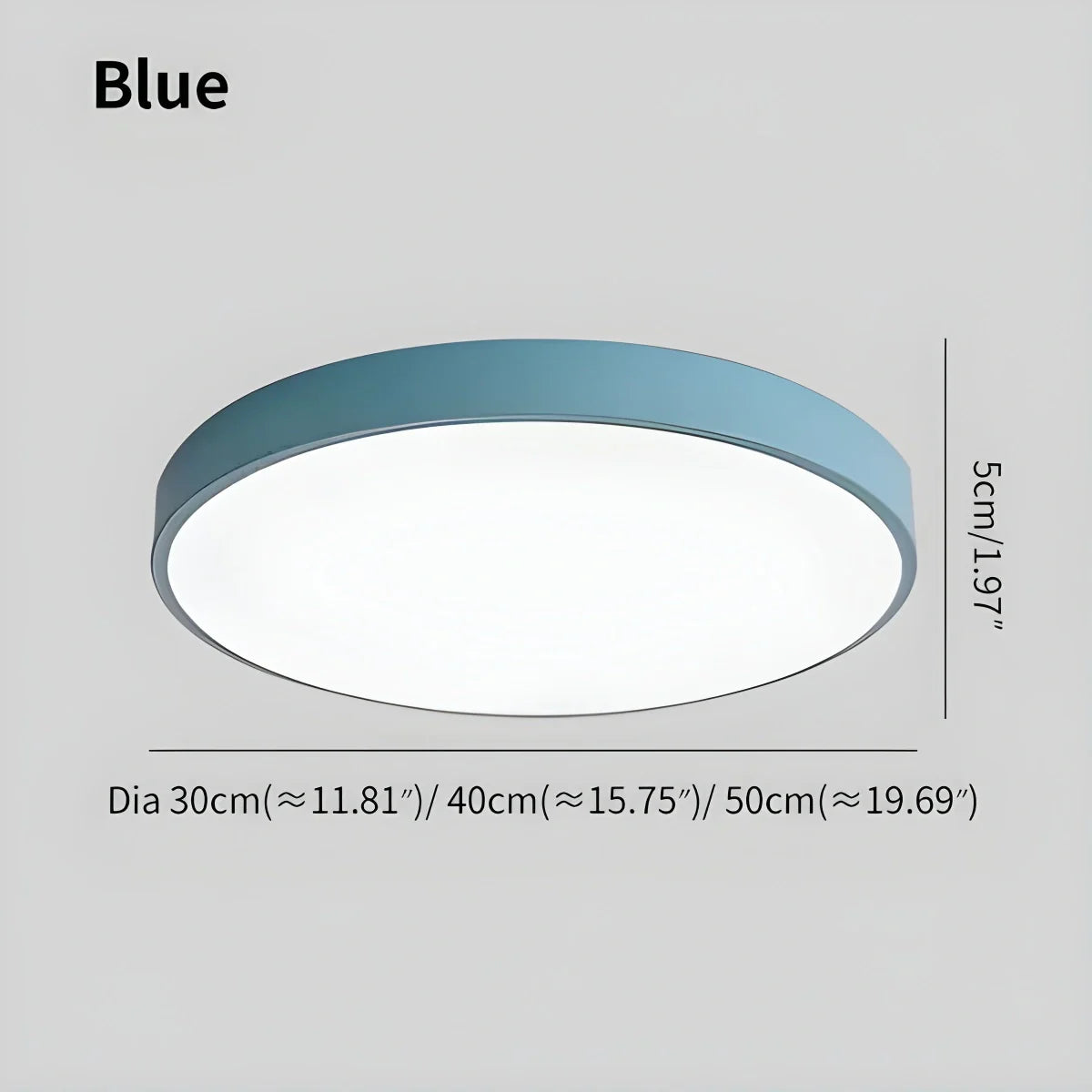 Feyran LED Minimalist Circular Macaron Ceiling Light