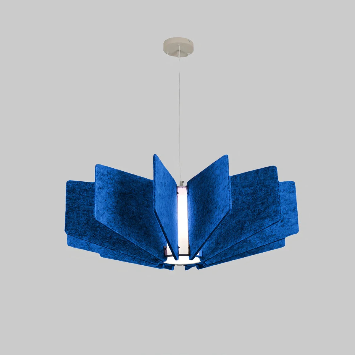 Feyran Wing Panel Acoustic Pendant Light for Living Room