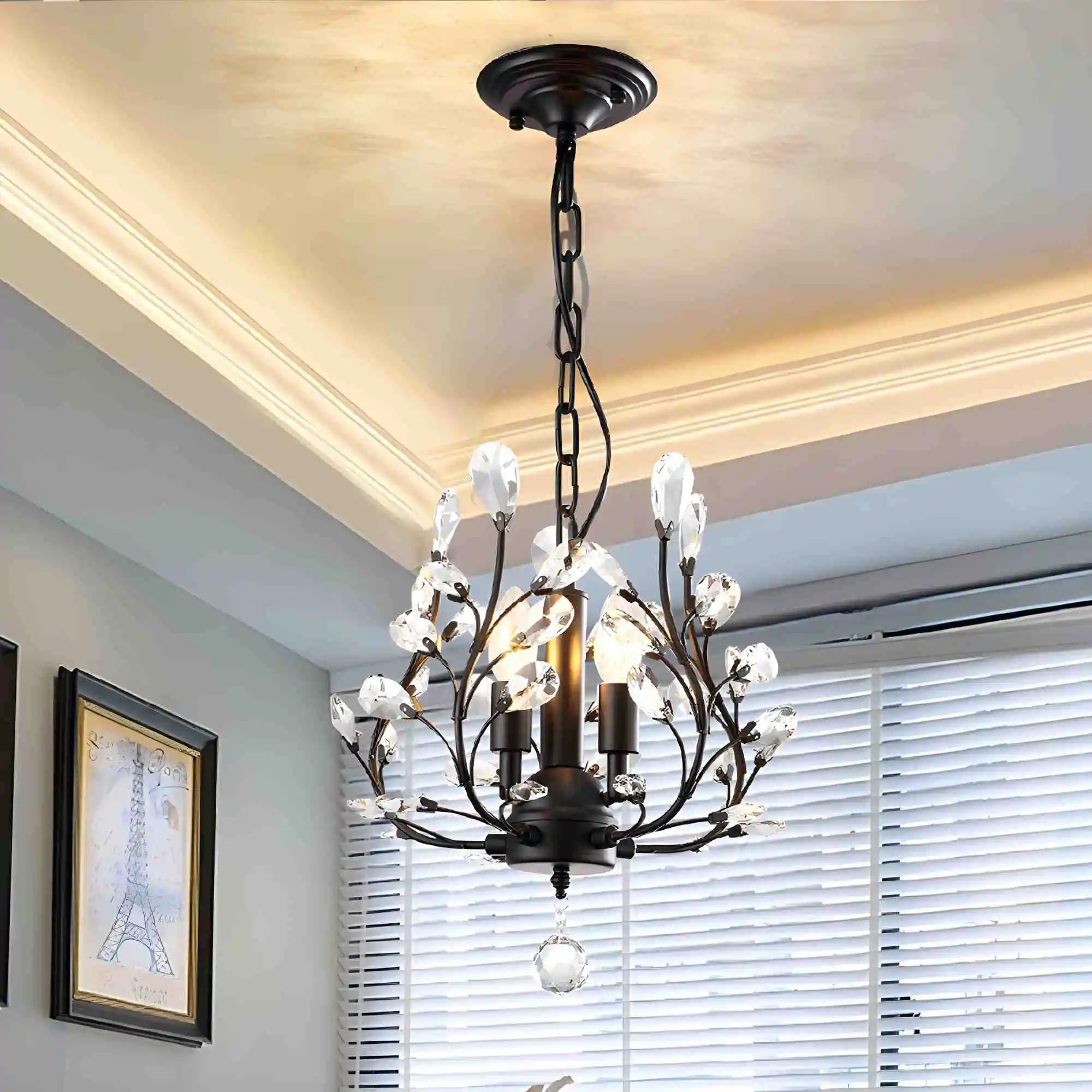 Feyran Branch Crystal Chandelier for Living Room