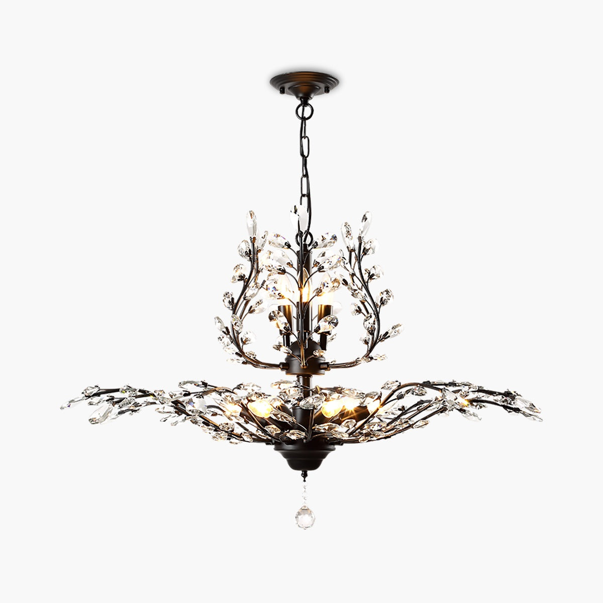 Feyran Tree Branch Crystal Chandelier for Living Room