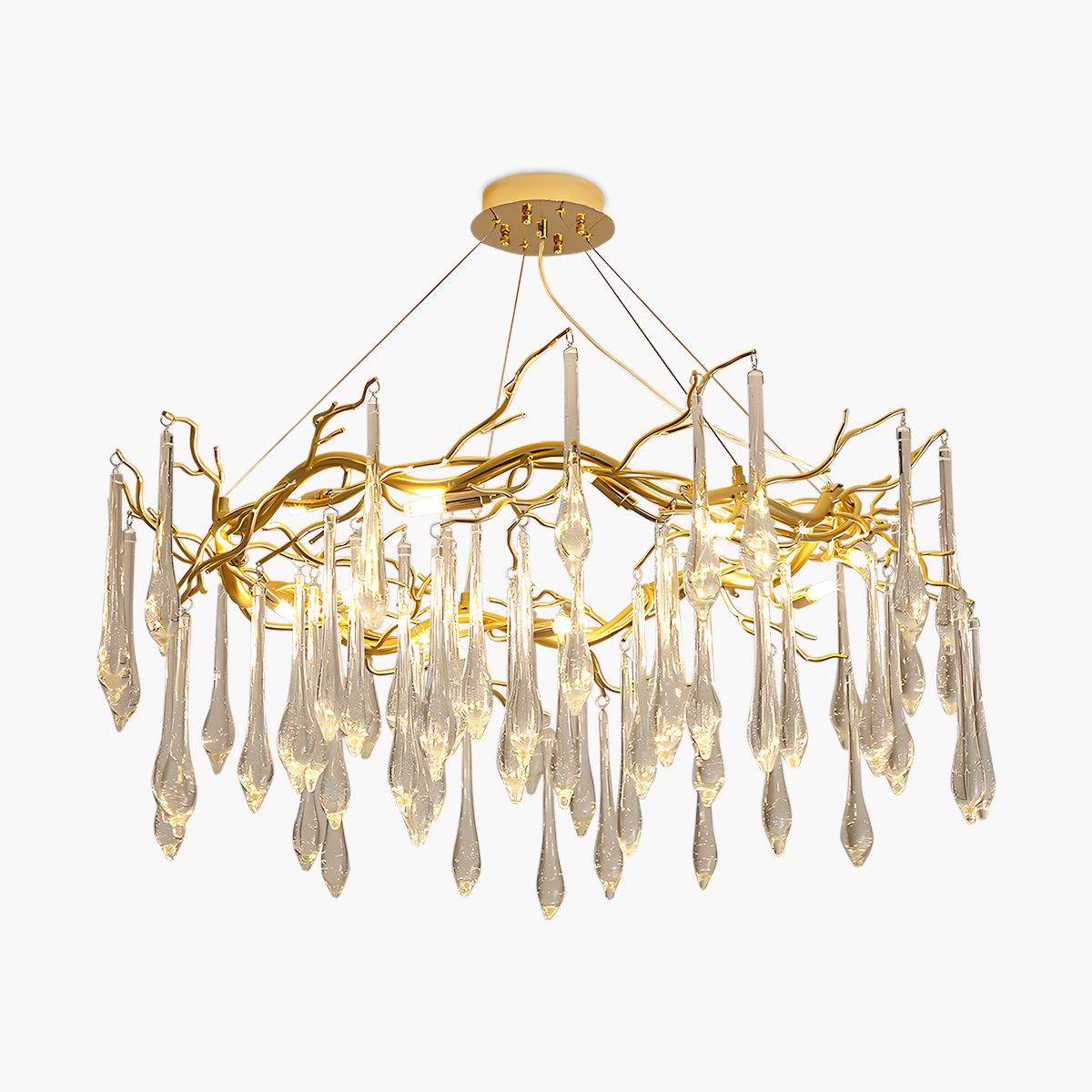 Feyran Branch Water Droplet Chandelier