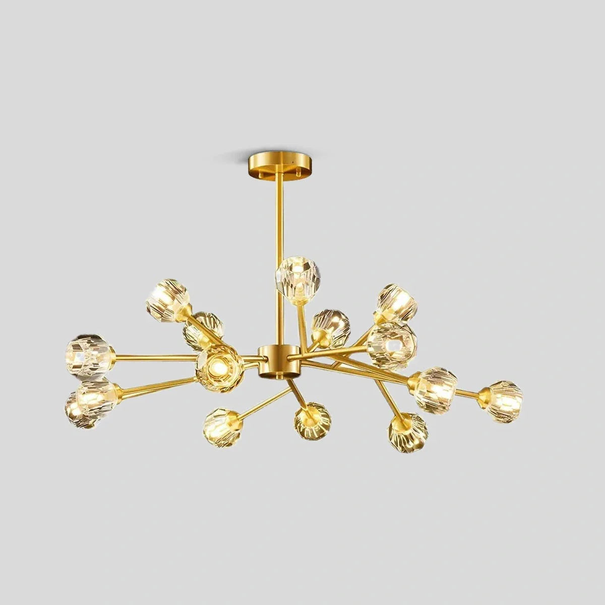 Feyran Crystal Ball Round Cluster Chandelier