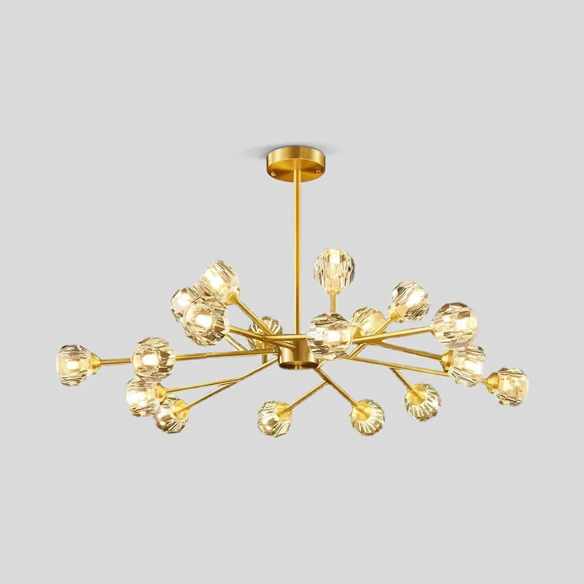Feyran Crystal Ball Round Cluster Chandelier