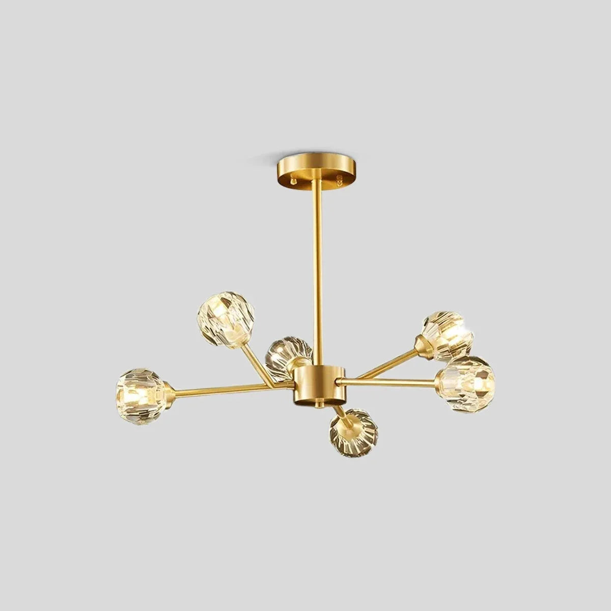 Feyran Crystal Ball Round Cluster Chandelier