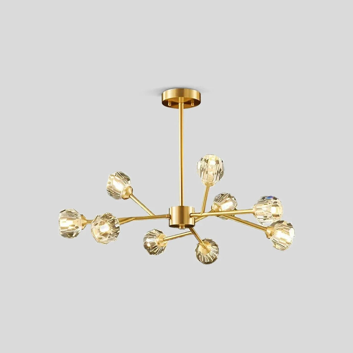Feyran Crystal Ball Round Cluster Chandelier