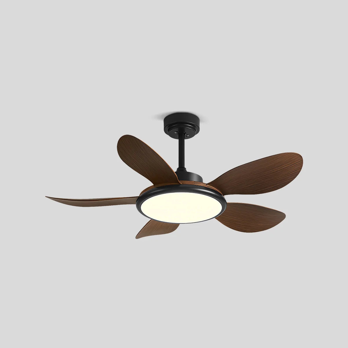 Feyran 5-Blade Wood Ceiling Fan with Light for Living Room