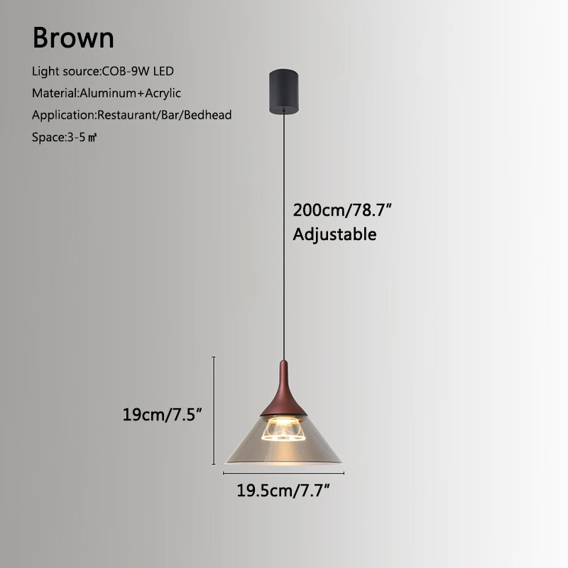 Feyran Nordic Led Art Pendant Light for Dining Room
