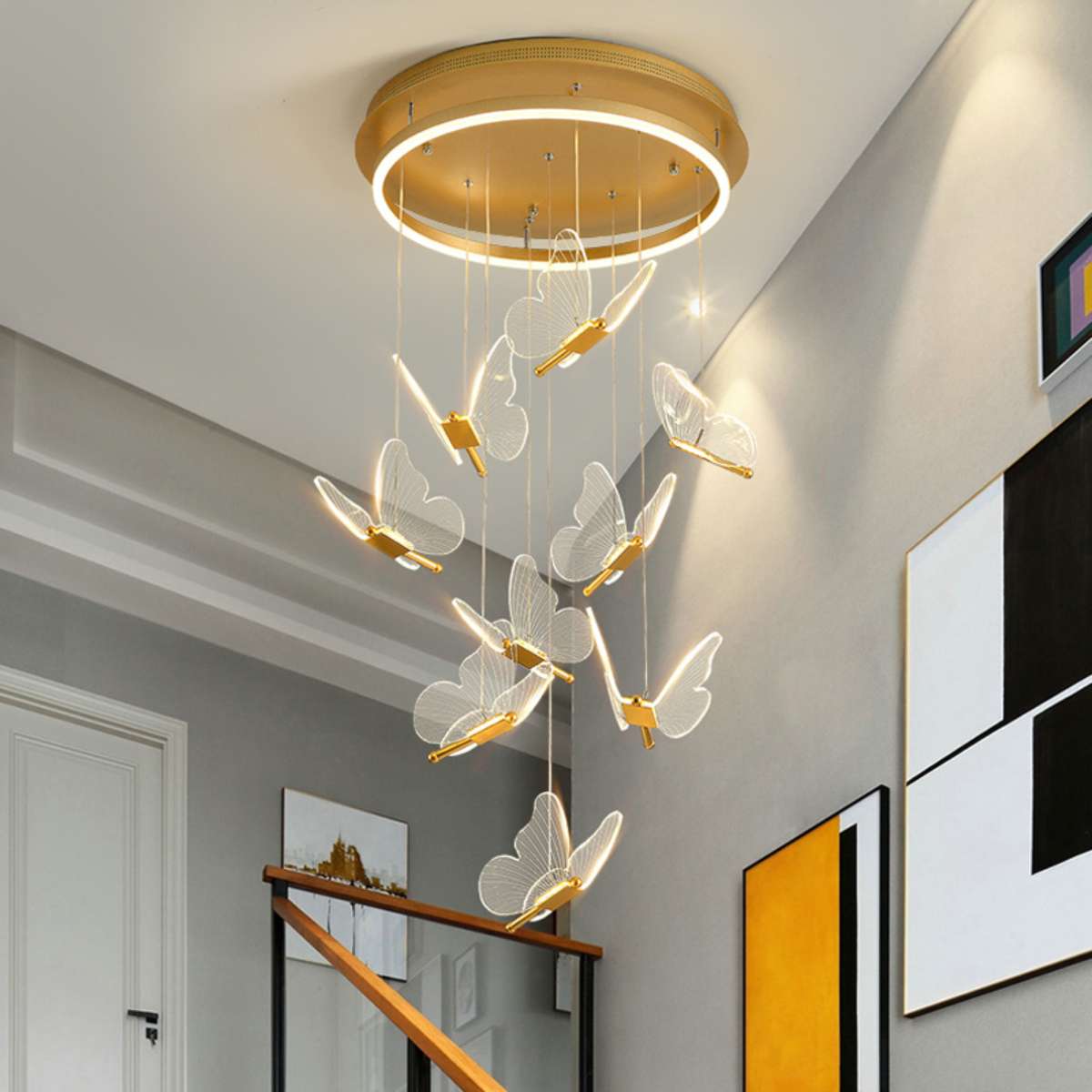 Feyran Olivia Butterfly Ceiling Pendant Light for Modern Interiors