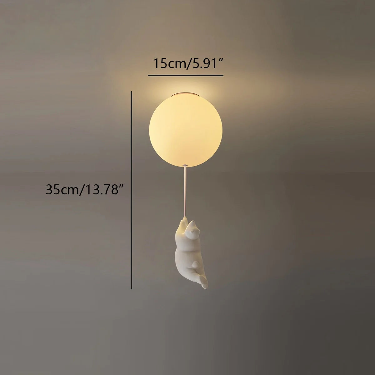 Feyran Modern Cartoon Balloon Bear Ceiling Light