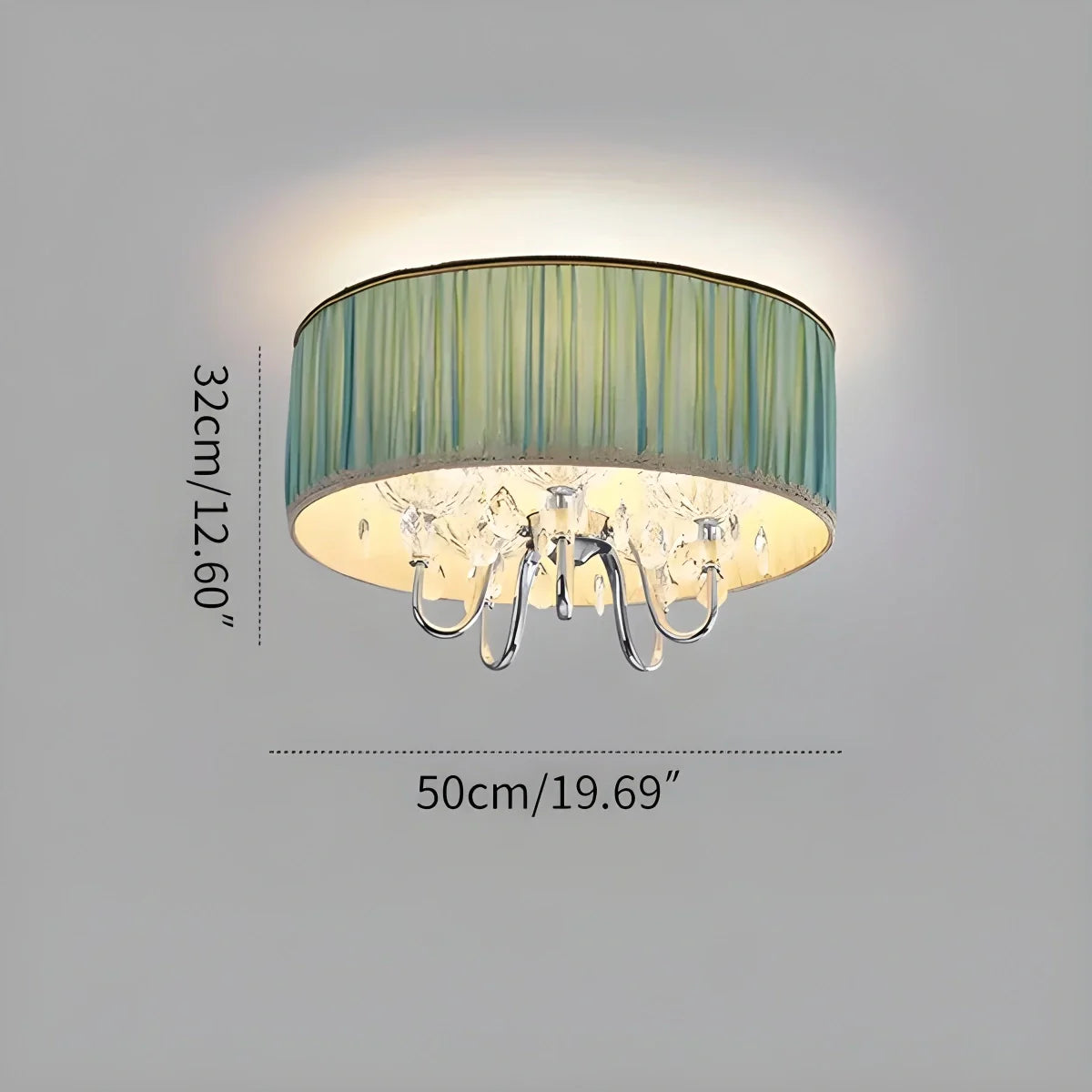 Feyran Alloy Luxury Crystal Pendant Light for Living Room
