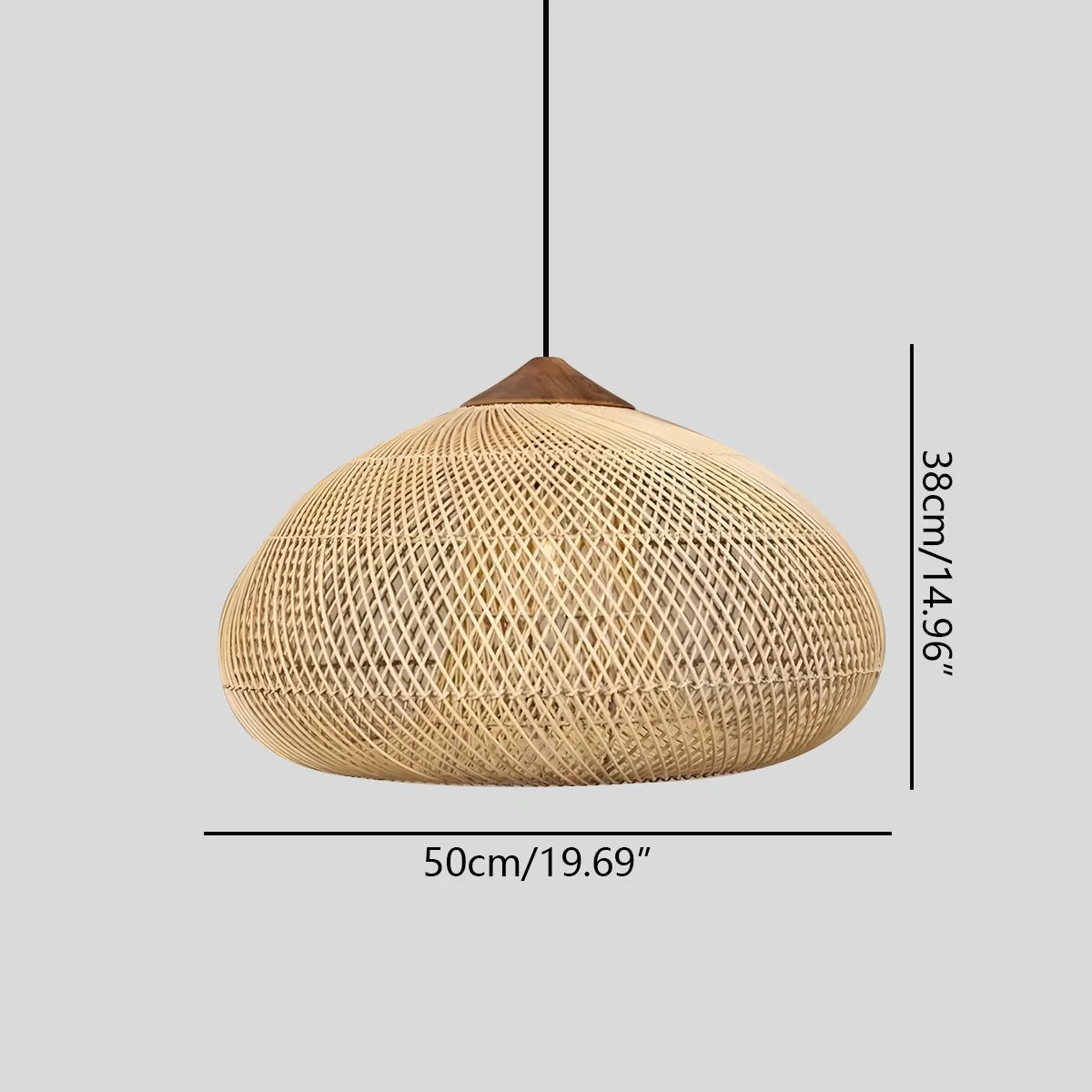 Feyran Rattan Lantern Pendant Light for Dining Room