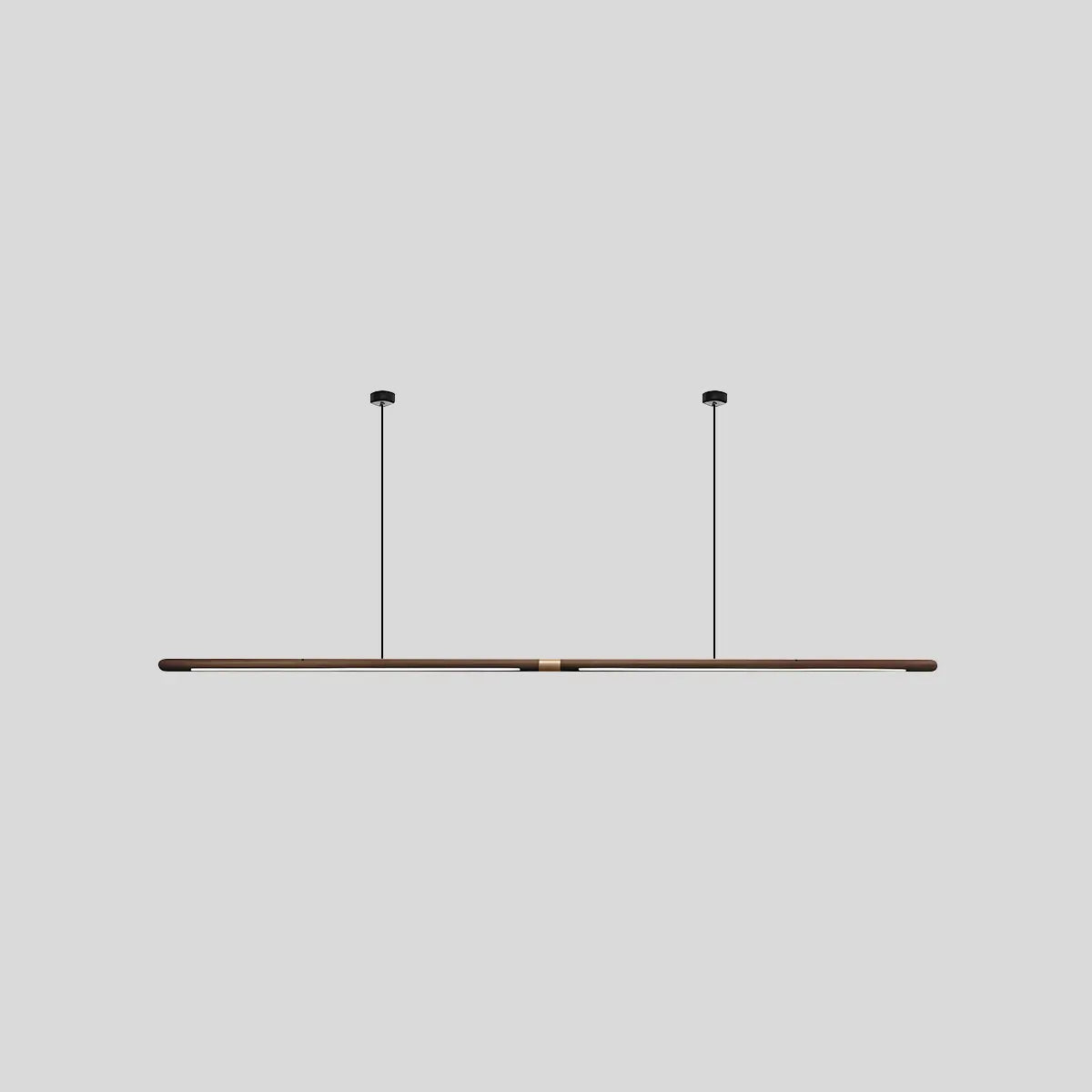 Feyran Svelte Wood Linear Pendant Light for Kitchen