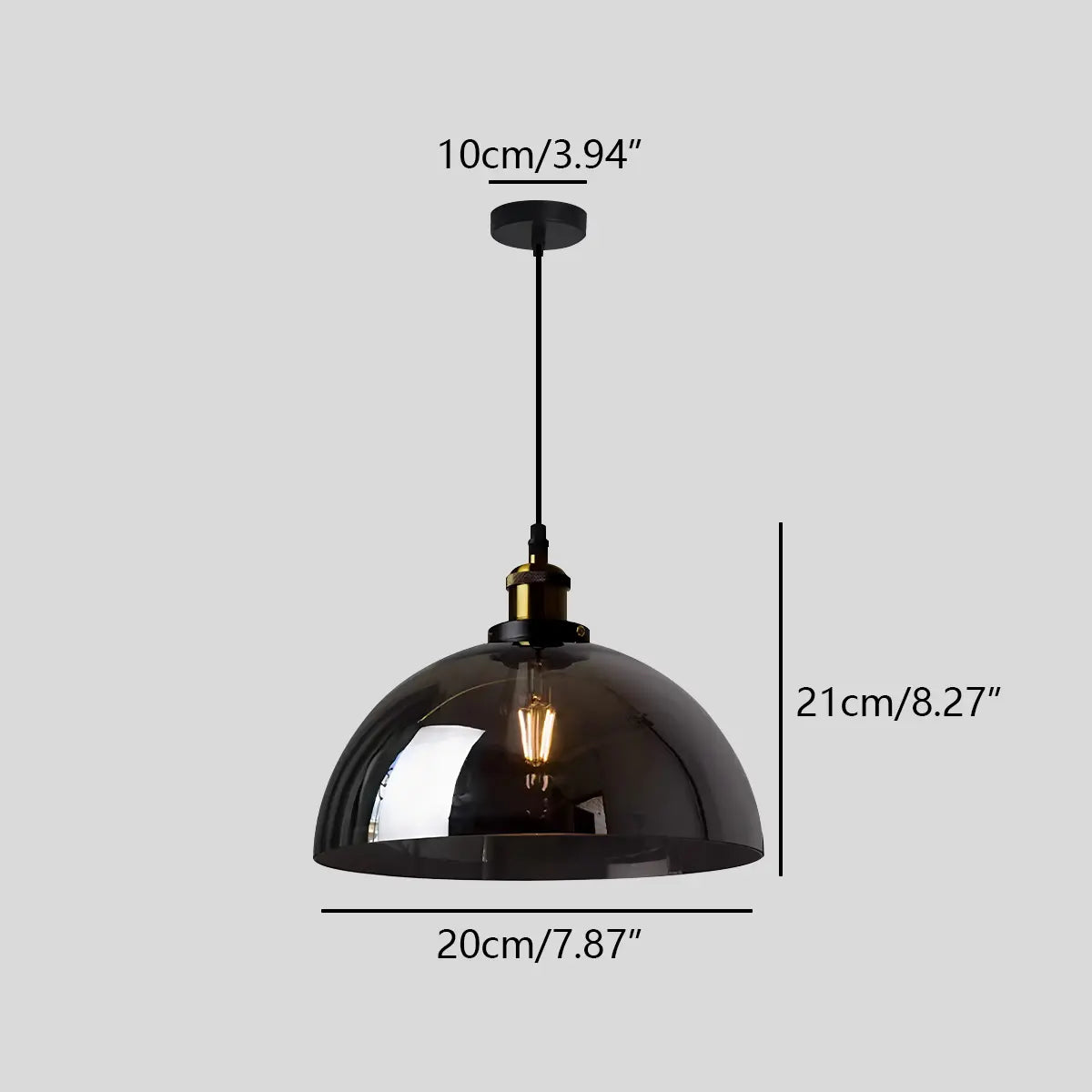 Feyran Mabel Glass Pendant Light for Kitchen Island