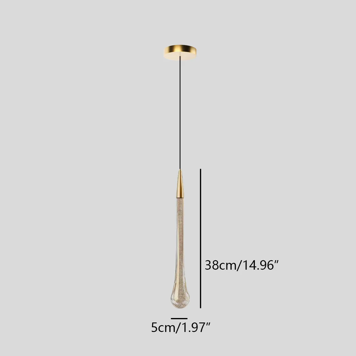 Feyran Chryseos Crystal Pendant Light for Living Room