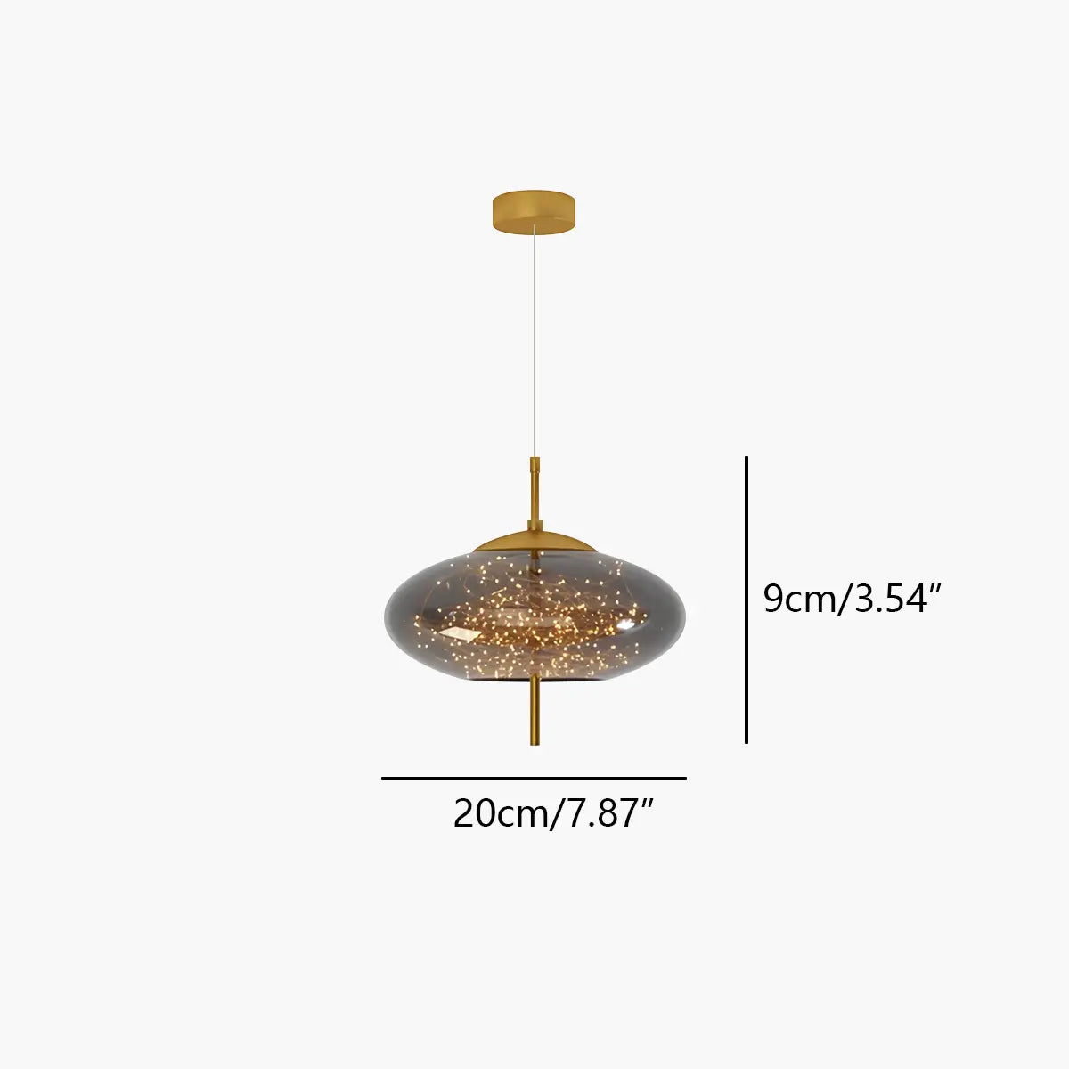 Feyran Twirl Modern Pendant Light for Bedroom