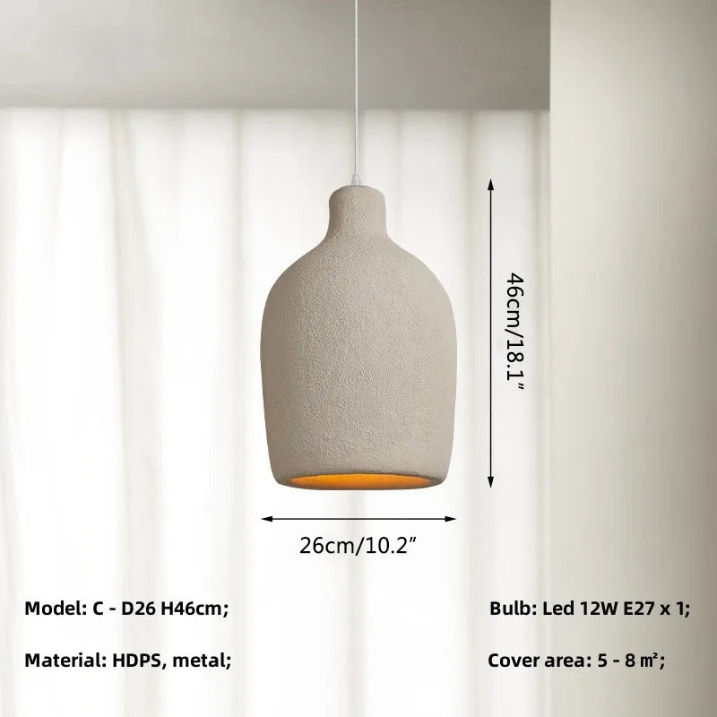 Feyran Simple Gypsum Pendant Lights for Dining Room