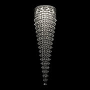 Round Raindrop Crystal Chandelier - Ceiling Light - turn off | Feyran