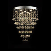 Multi Layer Round Crystal Chandelier Ceiling Lights | Feyran