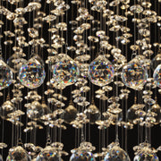 Multi Layer Round Crystal Chandelier Ceiling Lights - Detail | Feyran