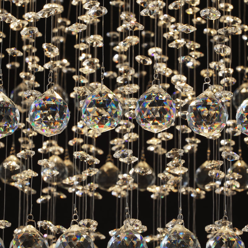 Multi Layer Round Crystal Chandelier Ceiling Lights - Detail | Feyran