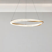 Gold Multi-layer Ring Chandelier - 2 Rings | Feyran