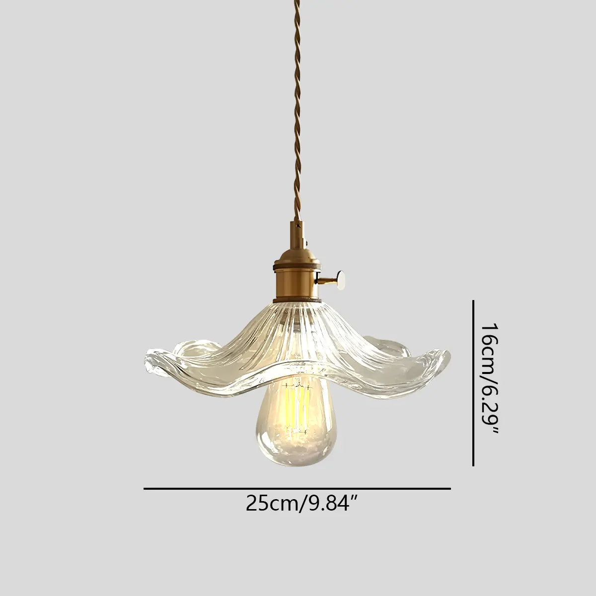Feyran Isabel Glass Pendant Light for Kitchen Island