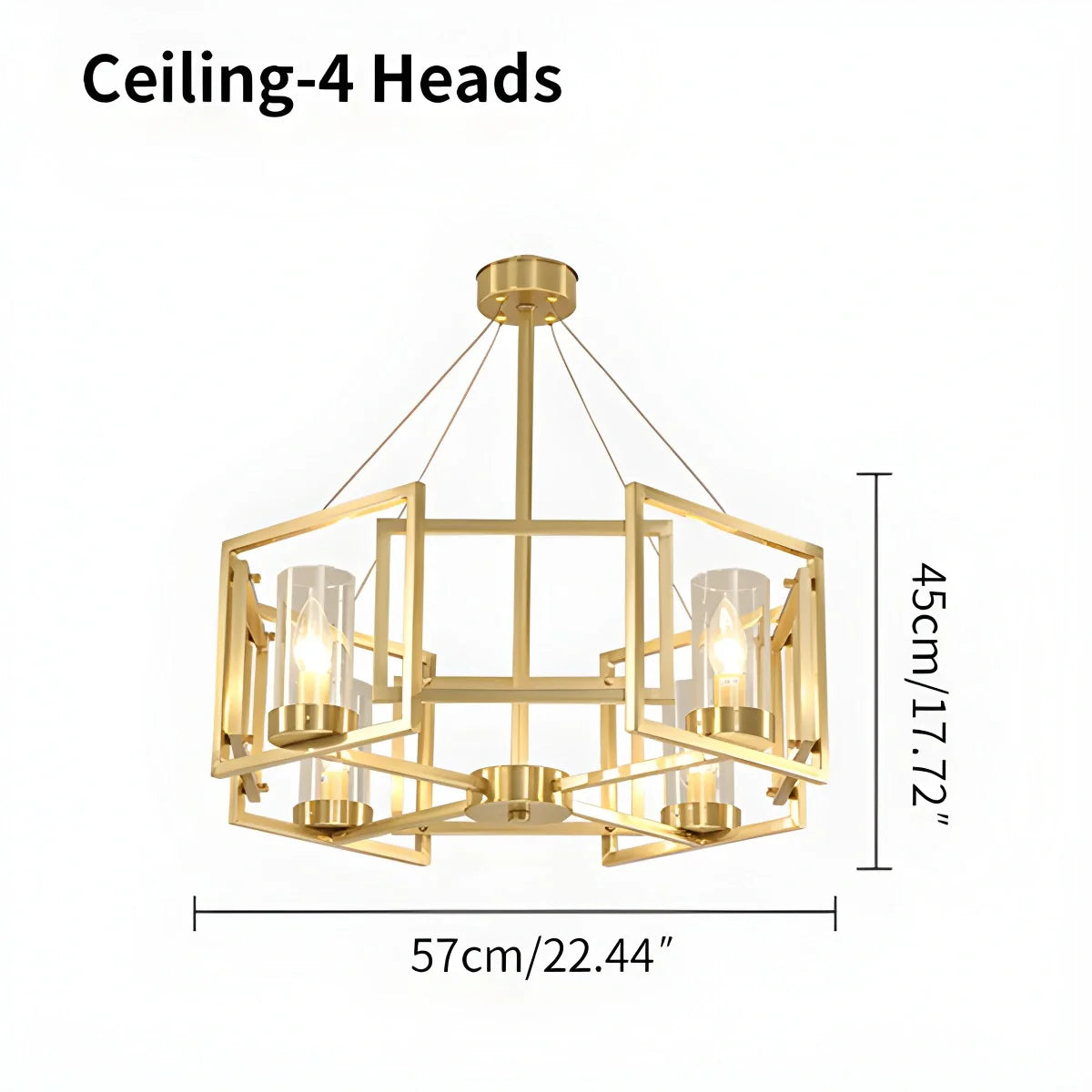 Feyran Modern Luxury All Copper Chandelier