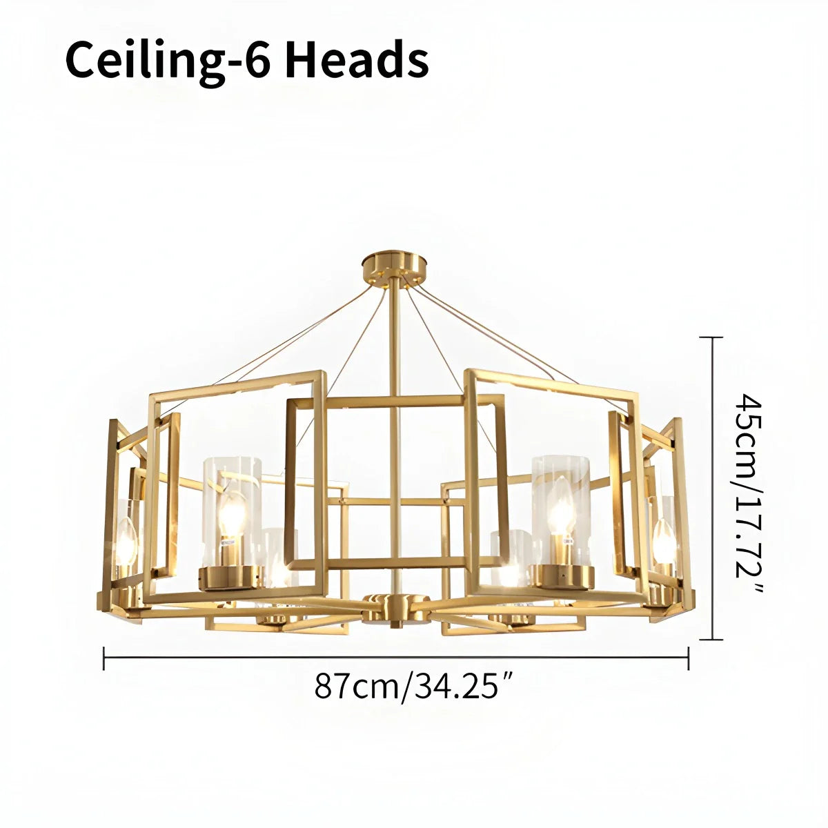 Feyran Modern Luxury All Copper Chandelier