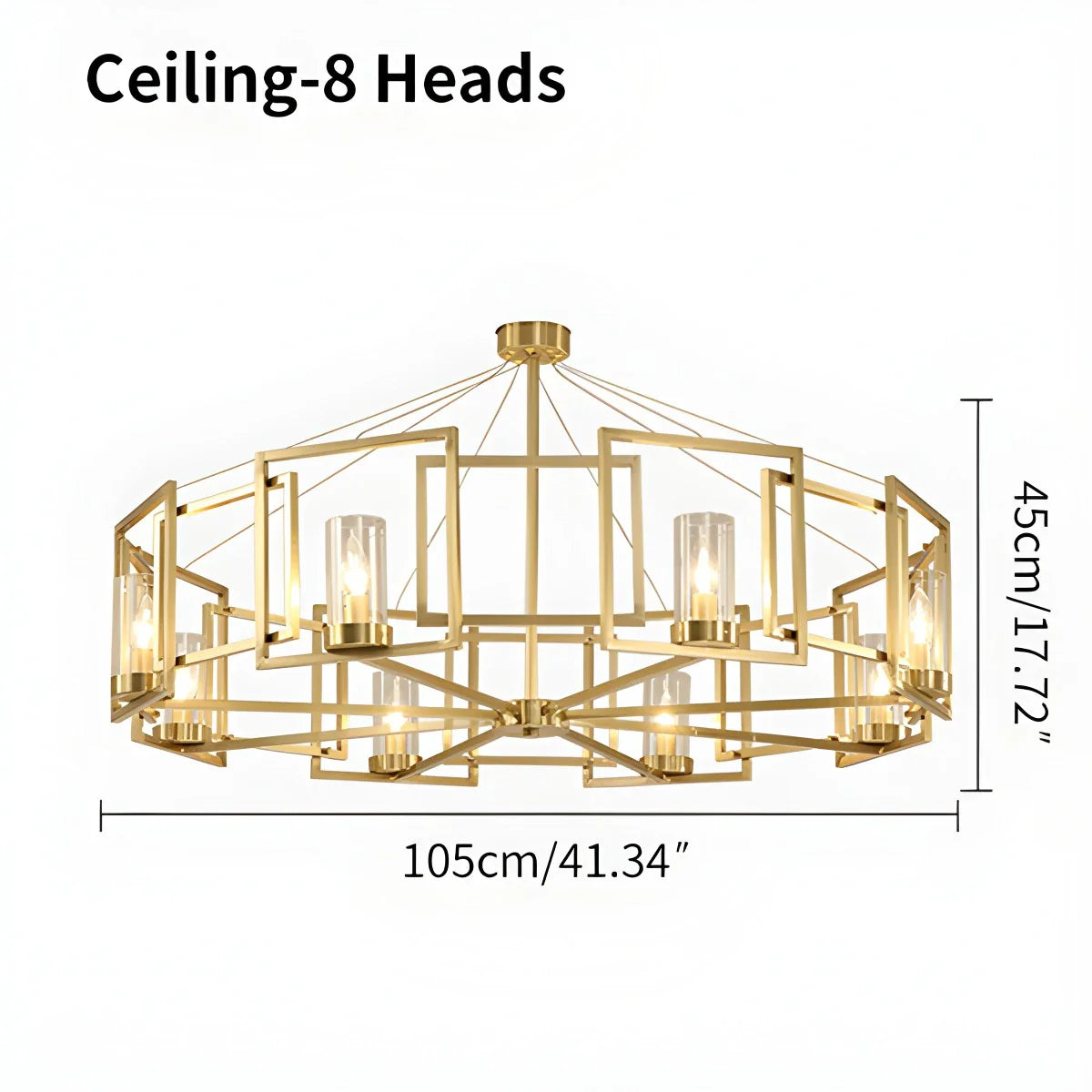 Feyran Modern Luxury All Copper Chandelier