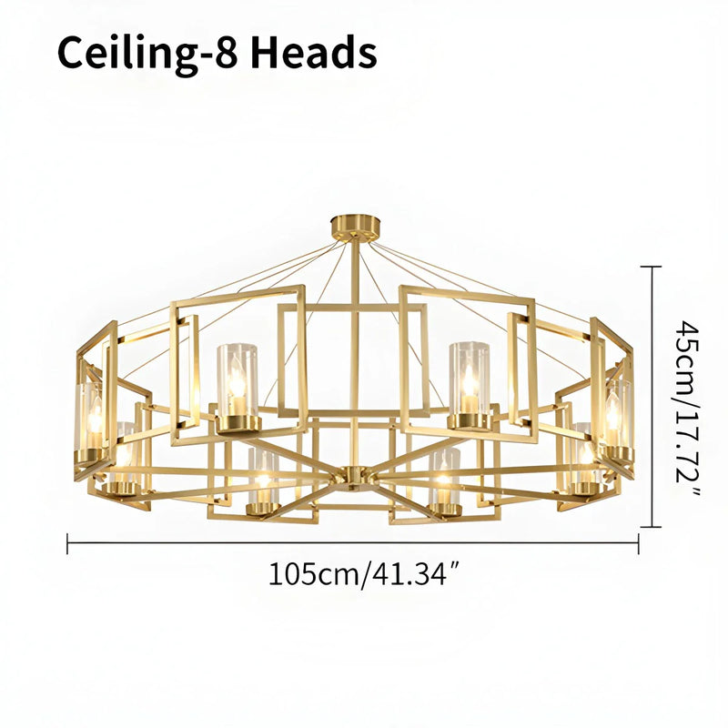 Feyran Modern Luxury All Copper Chandelier