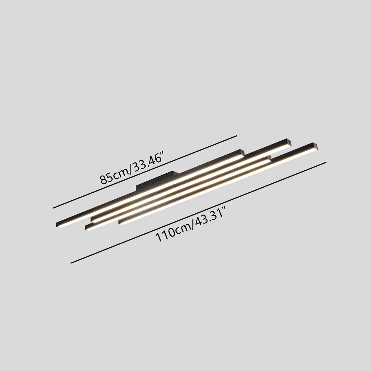 Feyran Linear Multi-Bar LED Pendant Light
