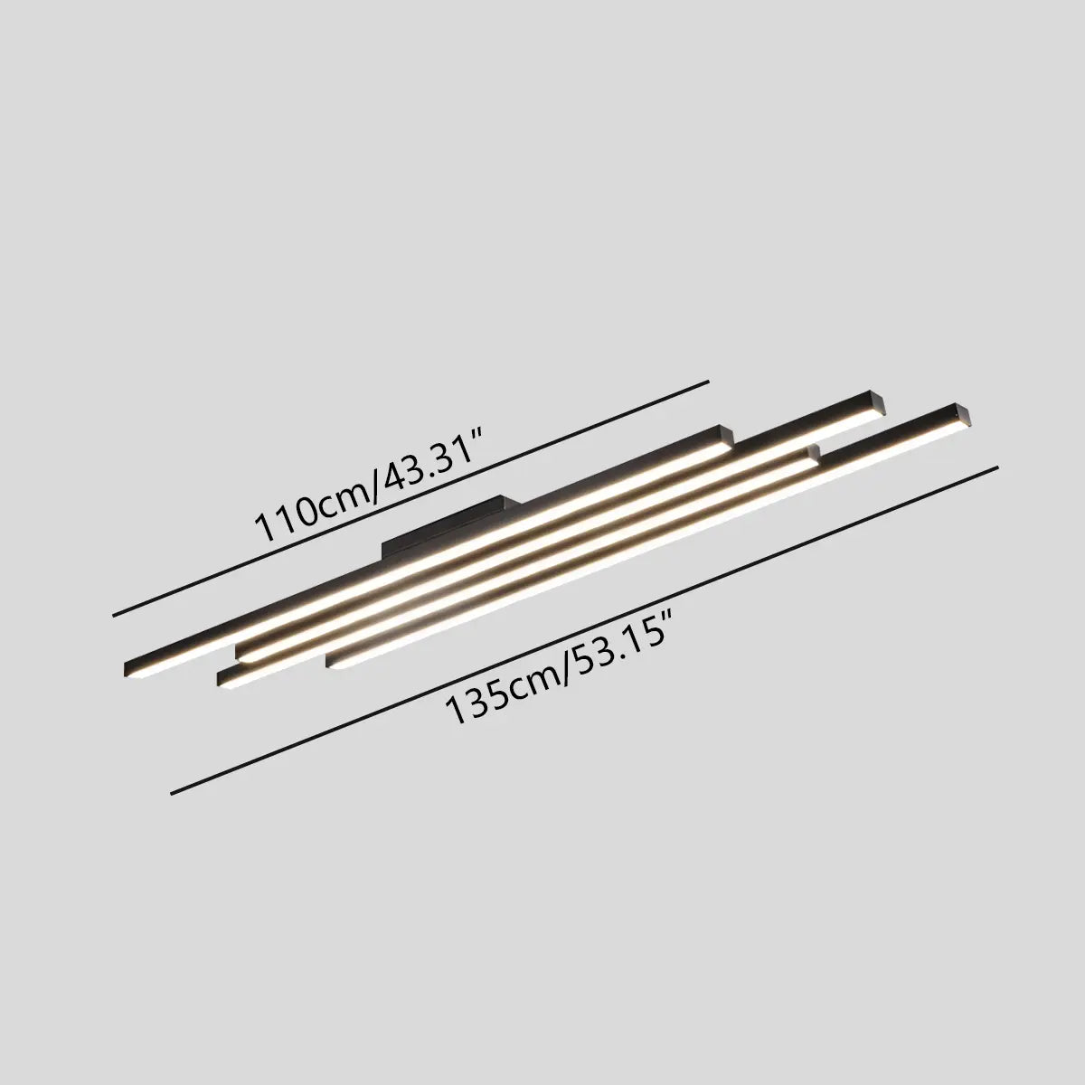 Feyran Linear Multi-Bar LED Pendant Light