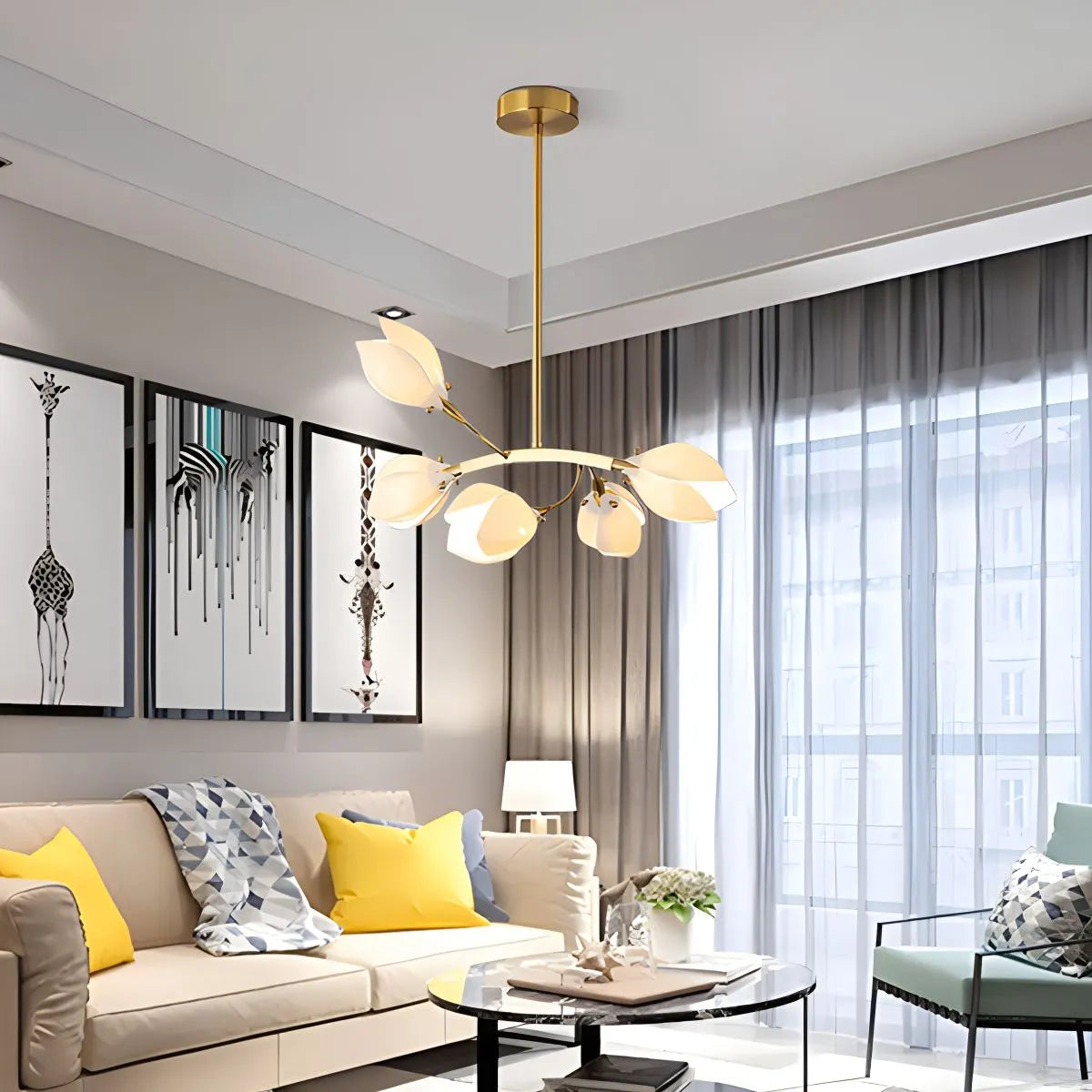 Feyran Ceramics Magnolia Chandelier