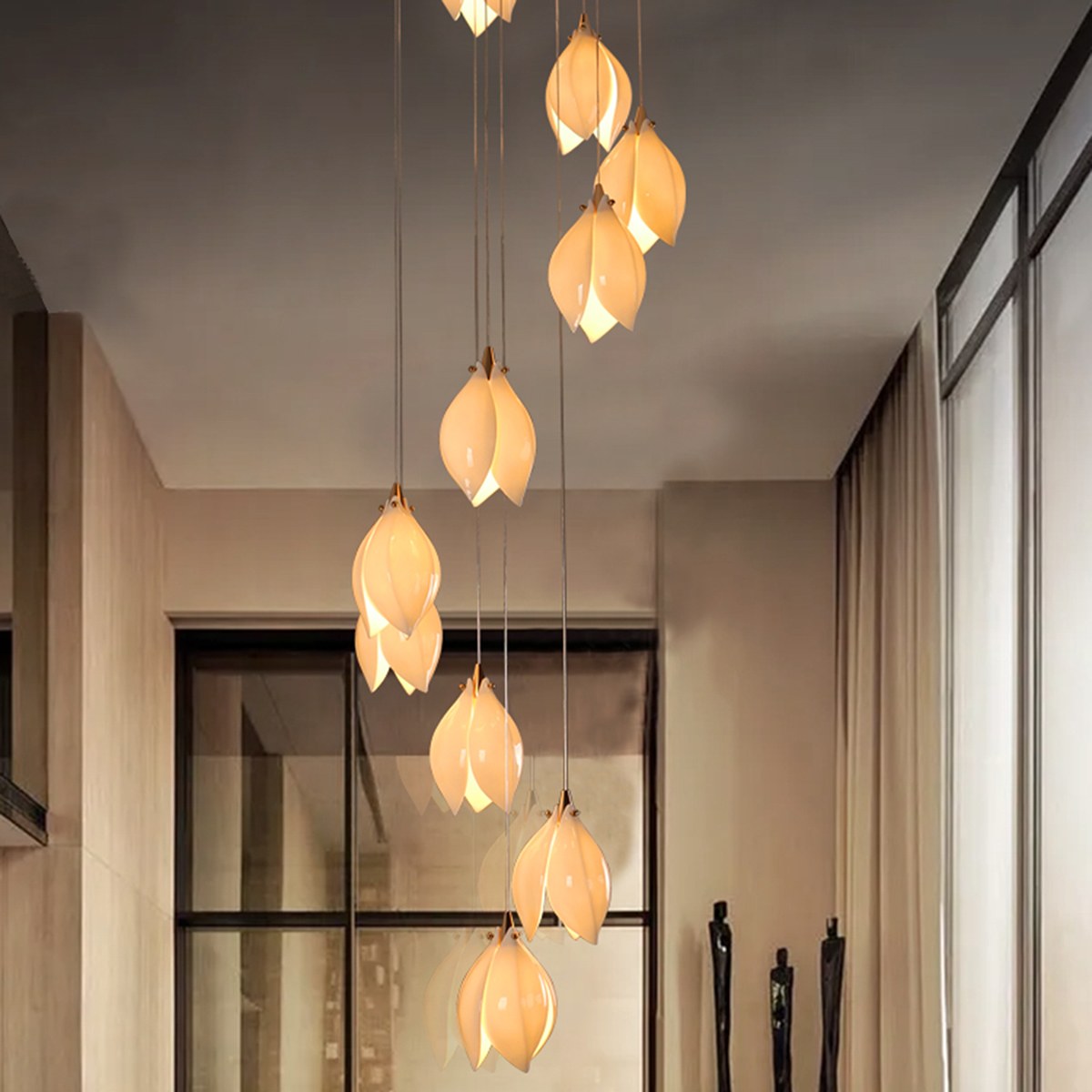 Feyran Ceramic Bud Pendant Light for Modern Interiors