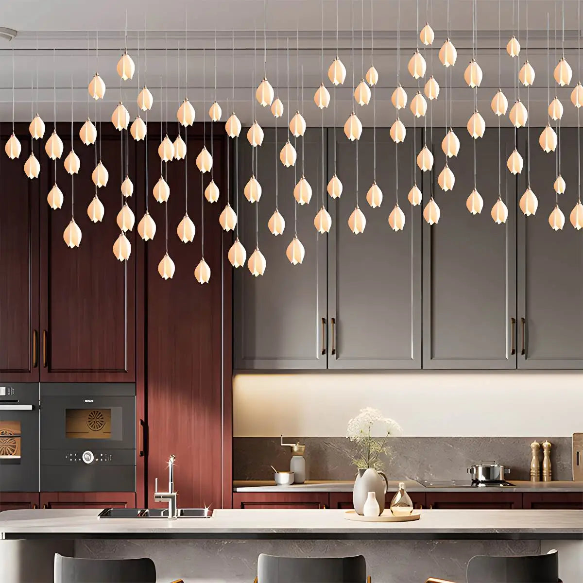 Feyran Ceramic Bud Pendant Light for Modern Interiors