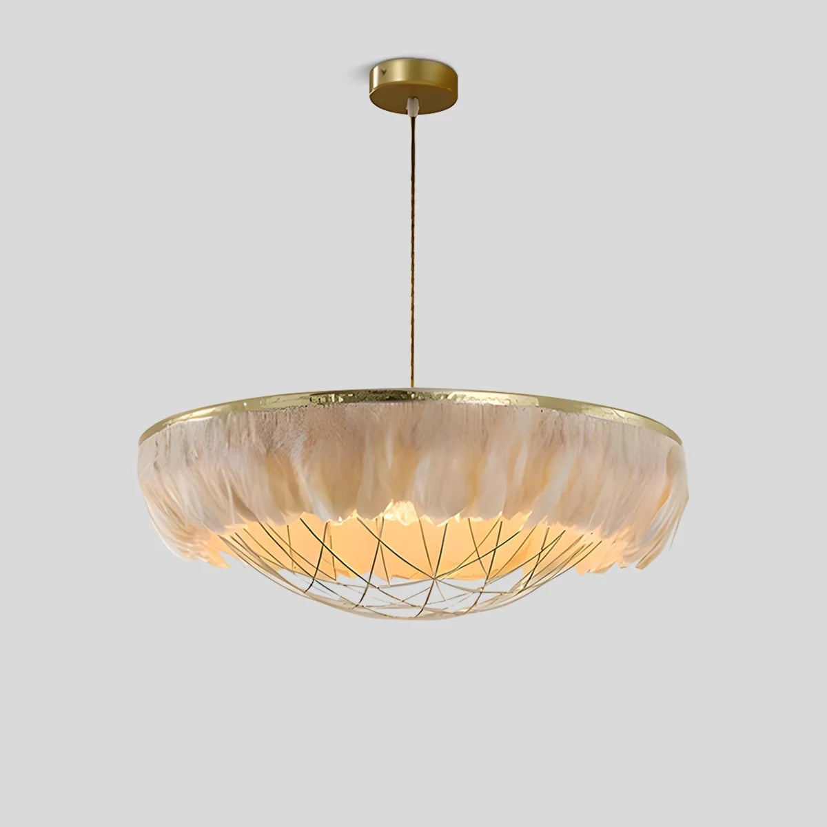Feyran Feather Bird’s Nest Lamp for Bedroom Living Room