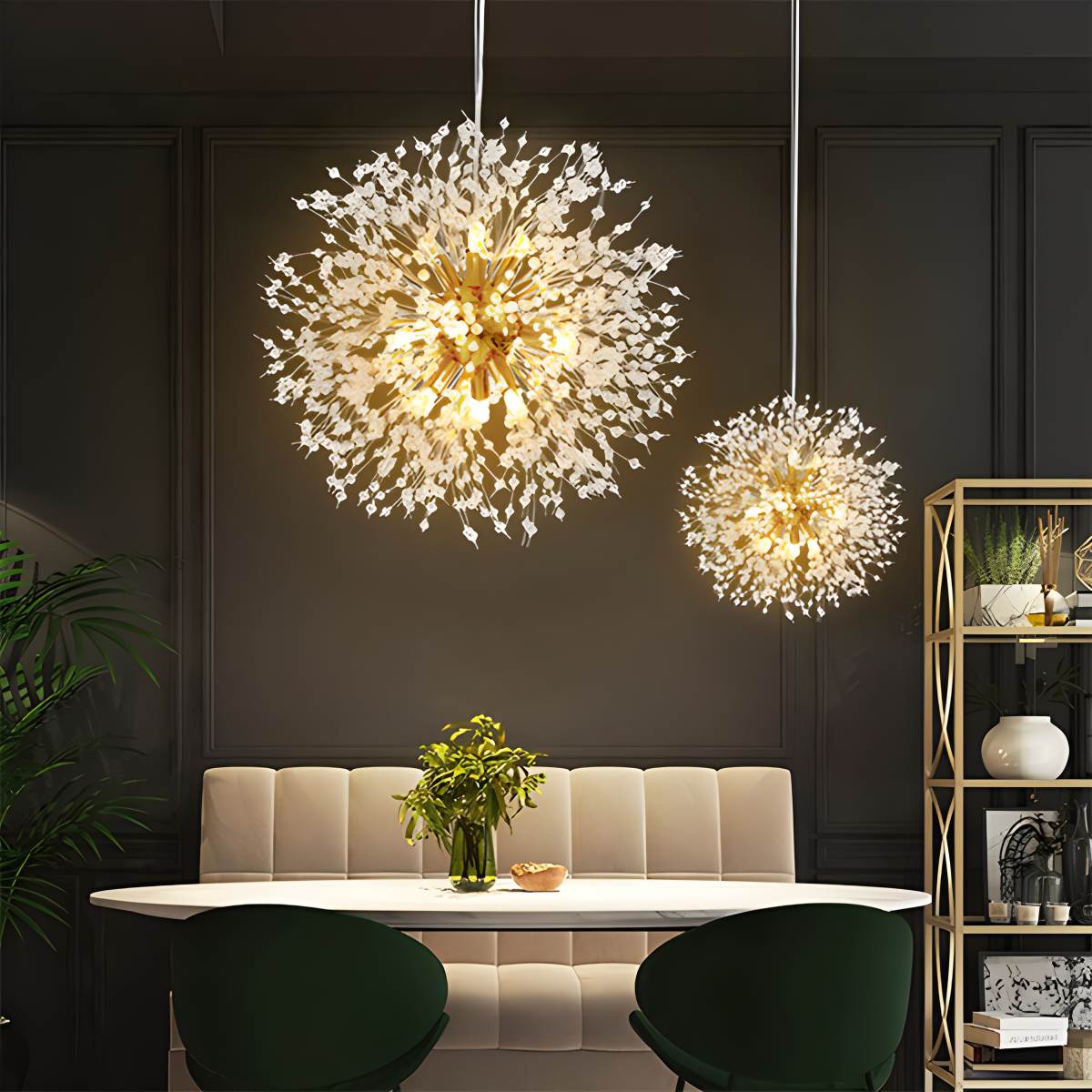 Feyran Charlie Dandelion Crystal Chandelier