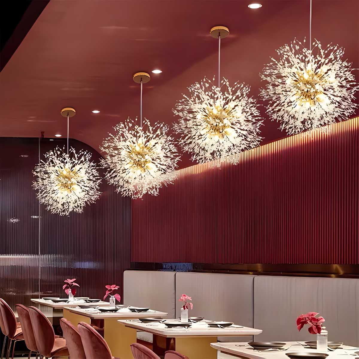 Feyran Charlie Dandelion Crystal Chandelier