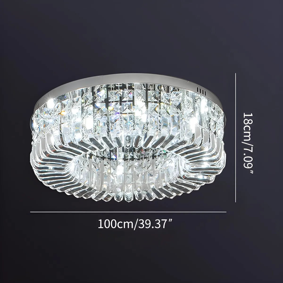 Feyran Modern Luxury Crystal Ceiling Light