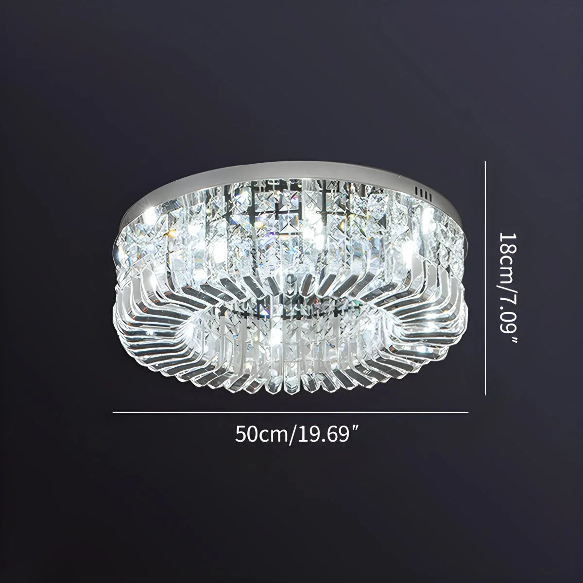 Feyran Modern Luxury Crystal Ceiling Light