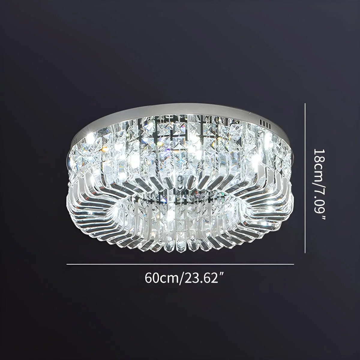 Feyran Modern Luxury Crystal Ceiling Light
